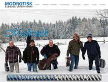 Tablet Screenshot of modrotisk.cz